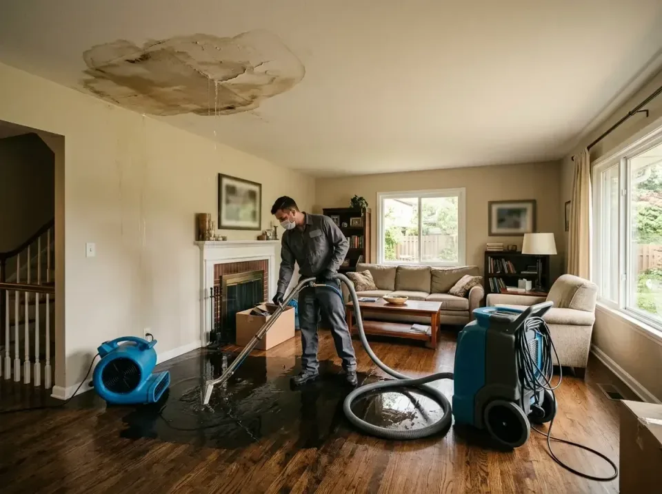 attic-pipe-burst-ceiling-drip-008 — frequently asked questions, Water Damage Restoration & Carpet Care in North Windham, ME